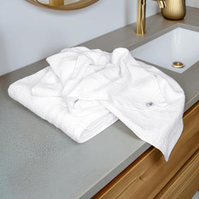 Tens Towels easy-care towels ready for machine washing.