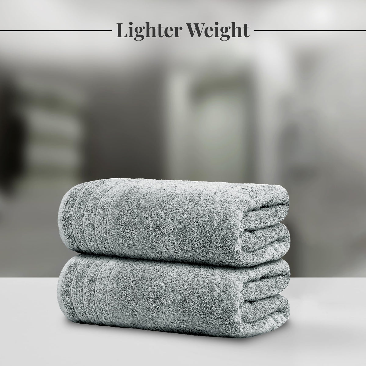 Tens Towels extra-large bath towel 30x60, quick-dry and plush.