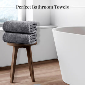Tens Towels extra-large bath towel 30x60 inches for lounging and fast drying.