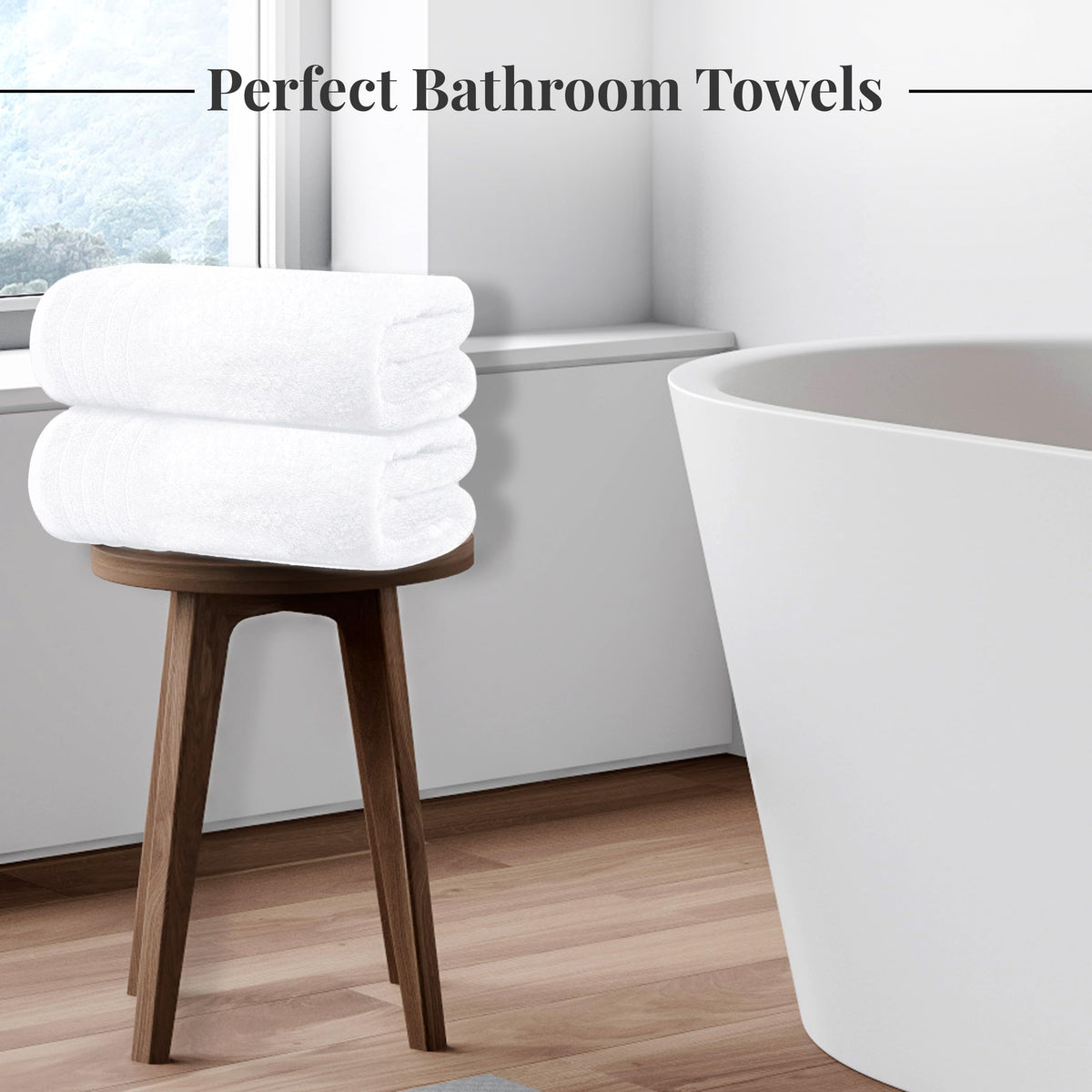Tens Towels extra large bath towels 30x60, plush and quick-drying