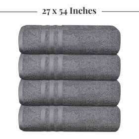 Tens Towels four-piece set ready for family bathroom routines.