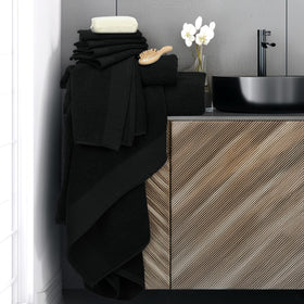 Tens Towels eco-certified facility image emphasizes sustainable production.