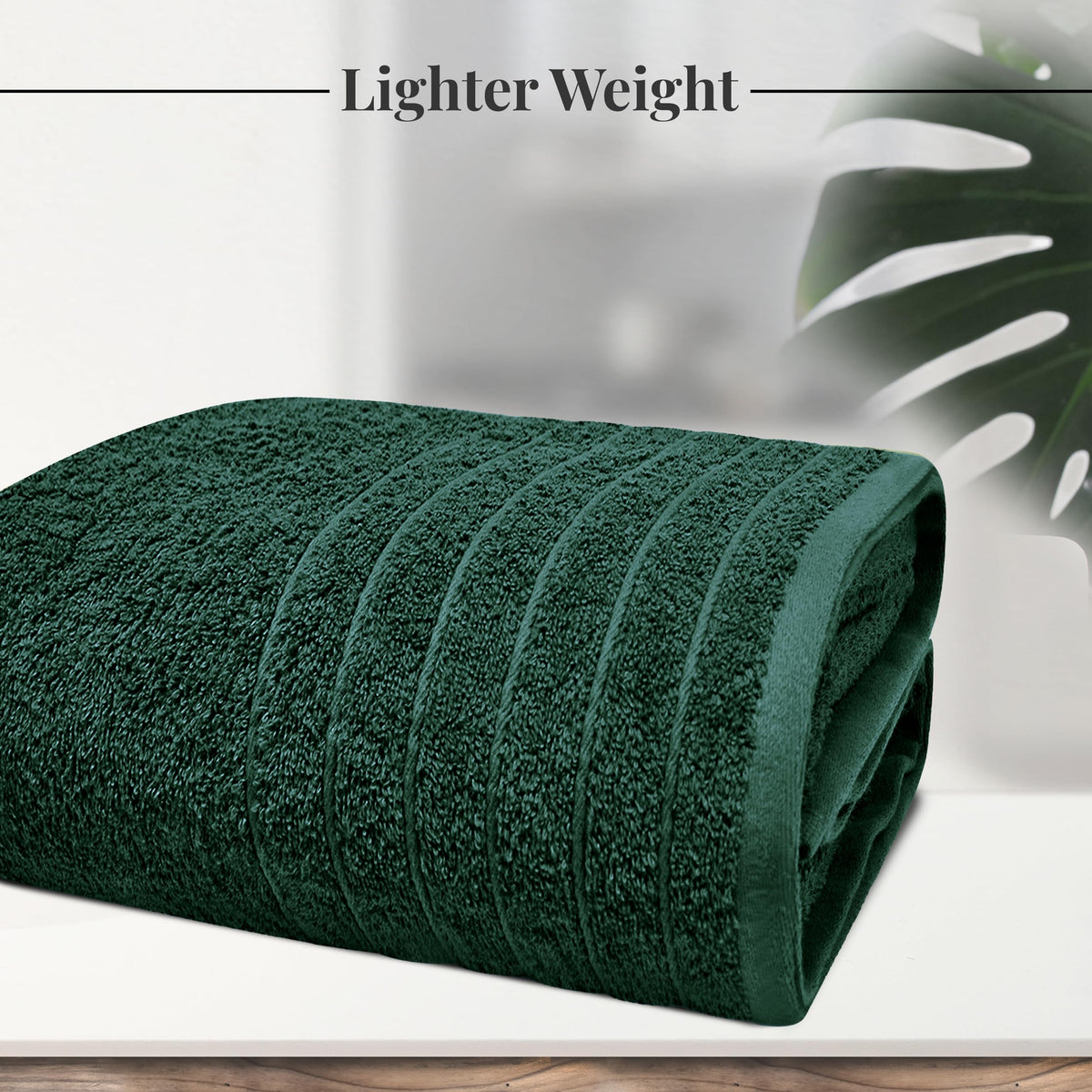 Tens Towels jumbo bath sheet lightweight fold, easy to handle.