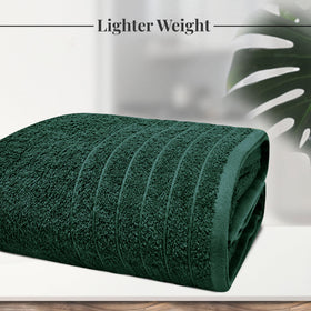 Tens Towels jumbo bath sheet lightweight fold, easy to handle.