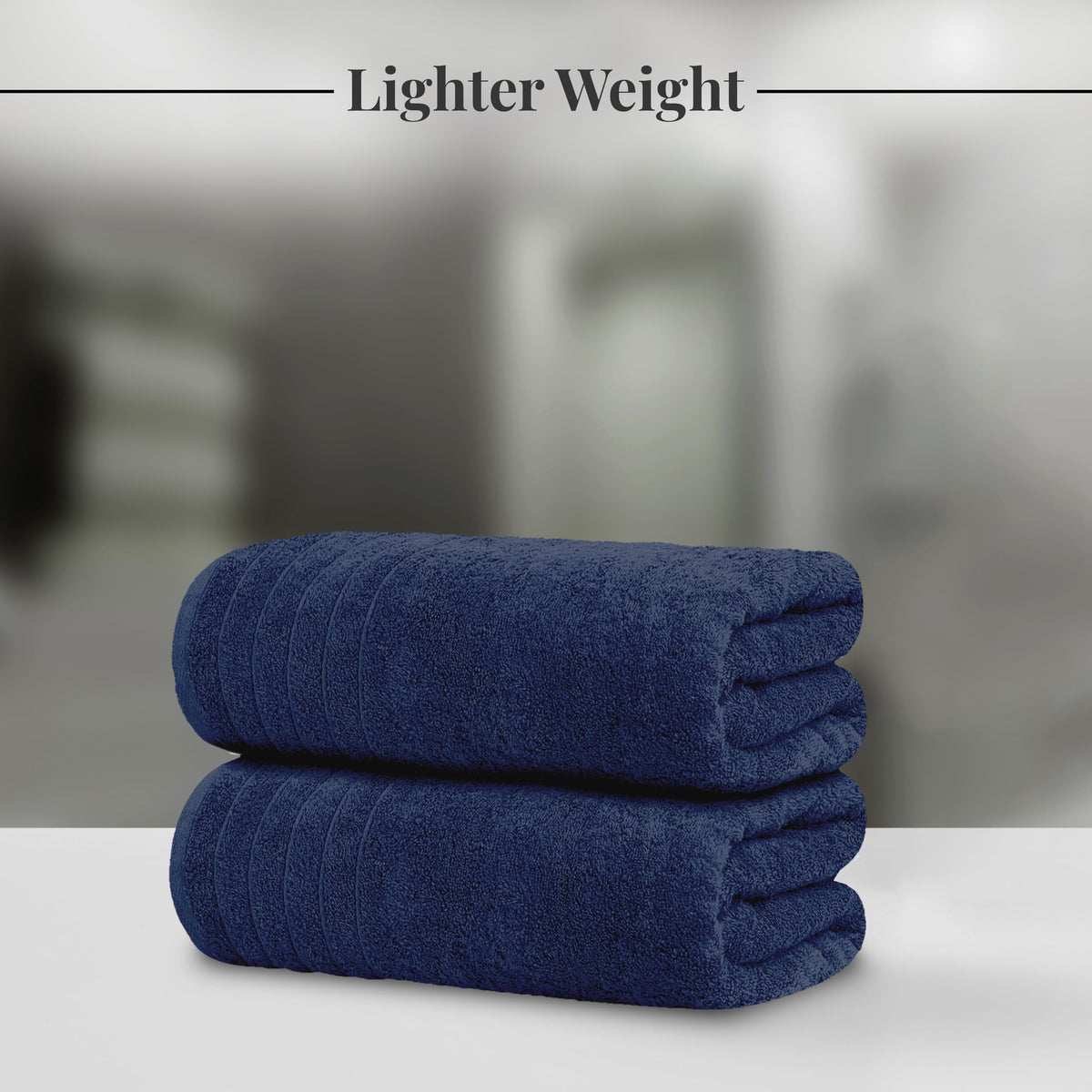 Tens Towels lightweight design for quick drying and easy handling.
