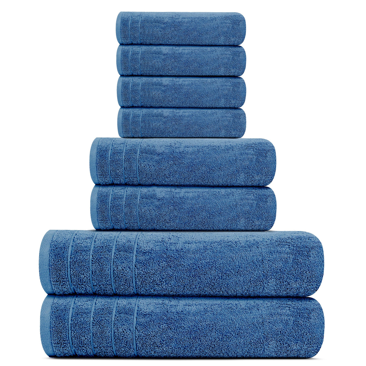 Light weight Tens Towels design dries faster and lowers energy use.