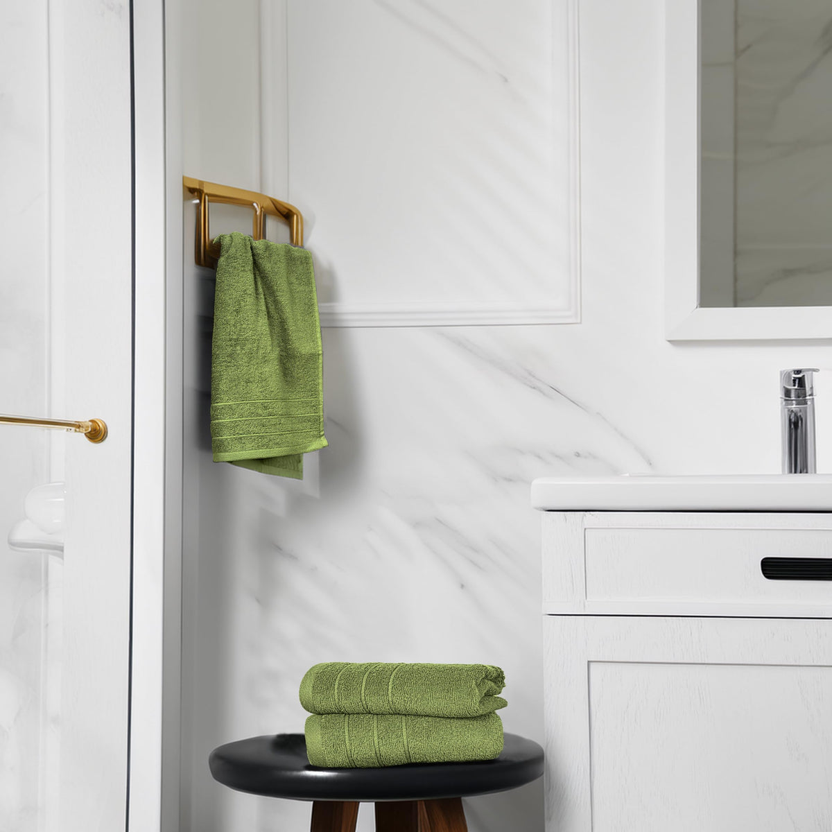 Tens Towels lighter weight cotton for easy handling.
