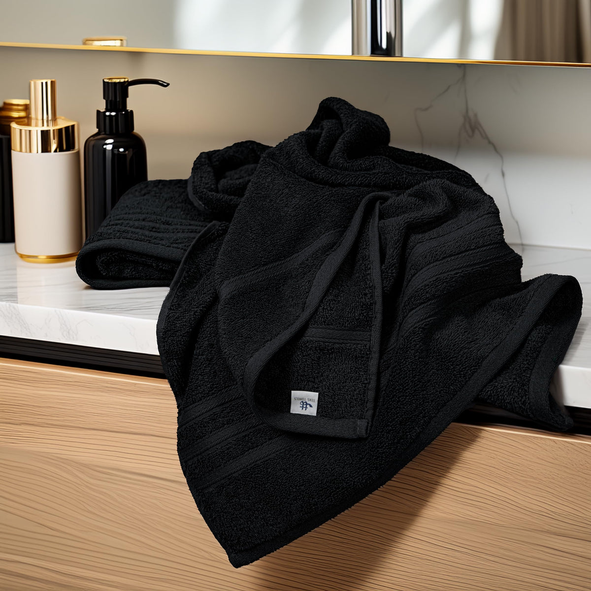 Tens Towels lightweight quick-dry design ideal for busy mornings