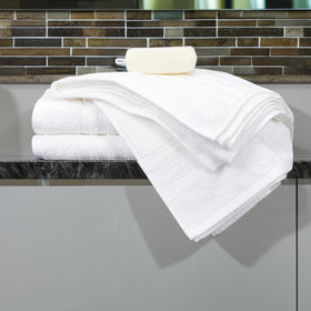 Tens Towels lightweight, quick-dry fabric in white for everyday use.