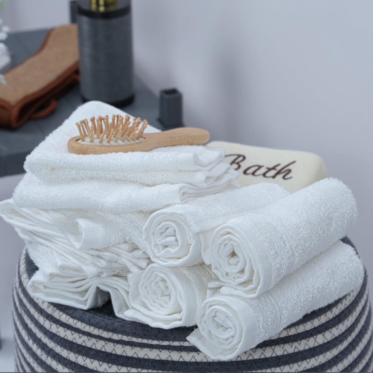 Tens Towels machine-washable washcloths for simple care