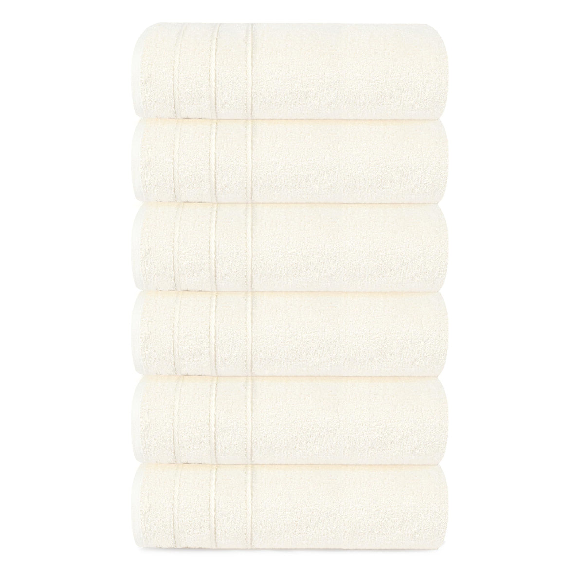 Tens Towels machine washable care label with simple washing guidance.