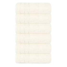Tens Towels machine washable care label with simple washing guidance.