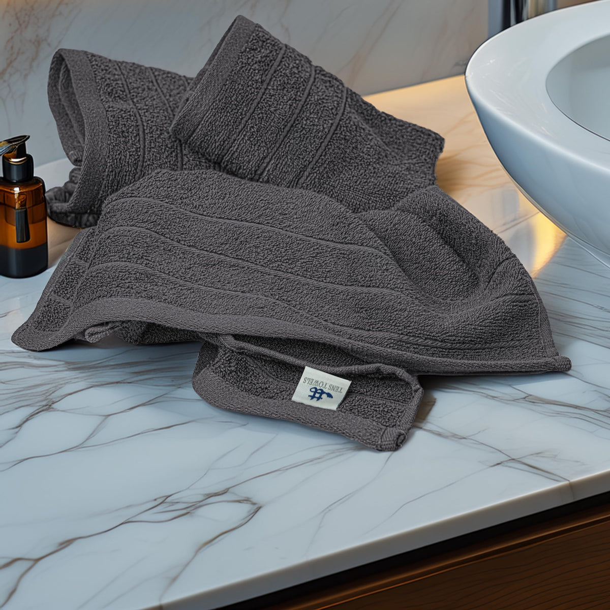 Tens Towels 16x28 inch hand towel ideal for bathroom use.