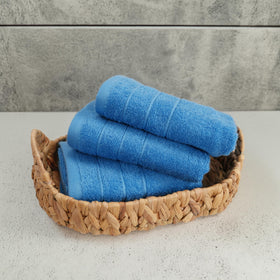 Tens Towels blue towels displayed as a value pack for households