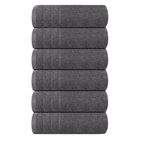 Tens Towels six-pack neatly stacked for a tidy vanity.