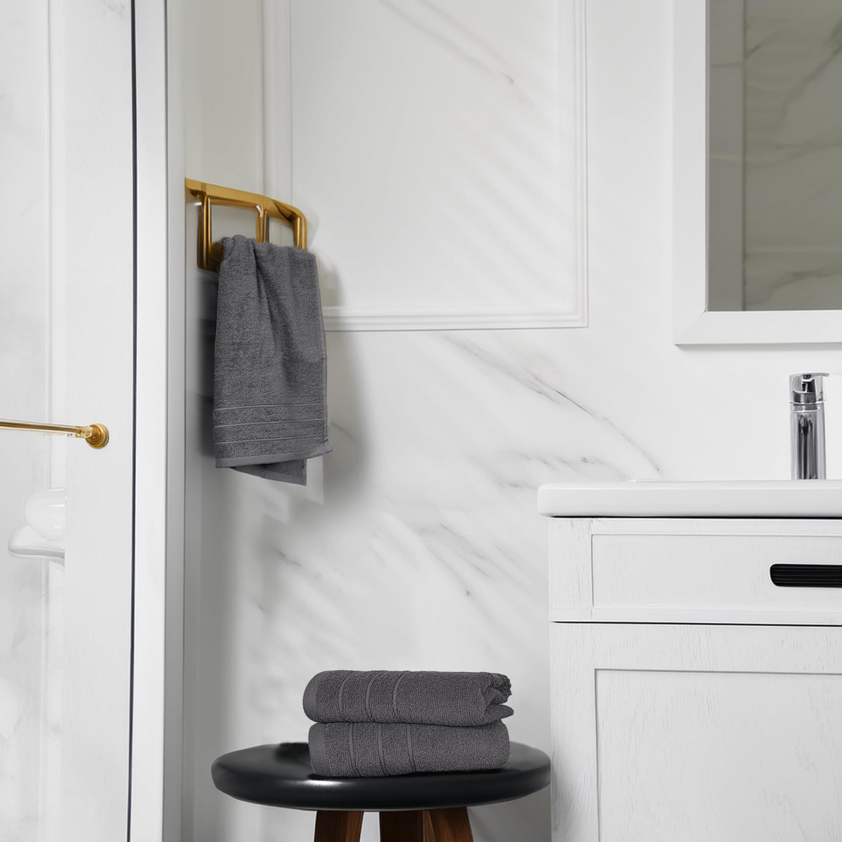 Tens Towels soft fluff detail emphasizes gentle touch for hands.