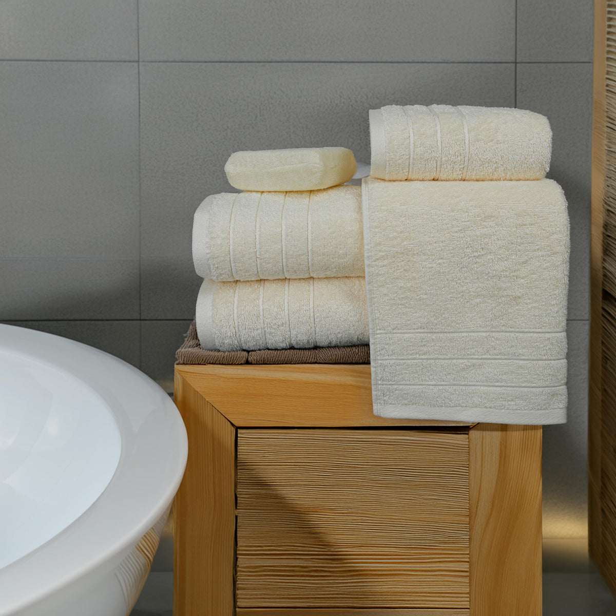 Tens Towels quick-dry feature helps you refresh bathroom essentials faster.