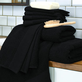 Tens Towels popcorn washcloth 13x13 ideal for gentle face cleansing.