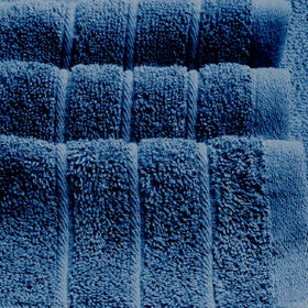 Tens Towels quick-dry blue bath sheet designed for faster drying.