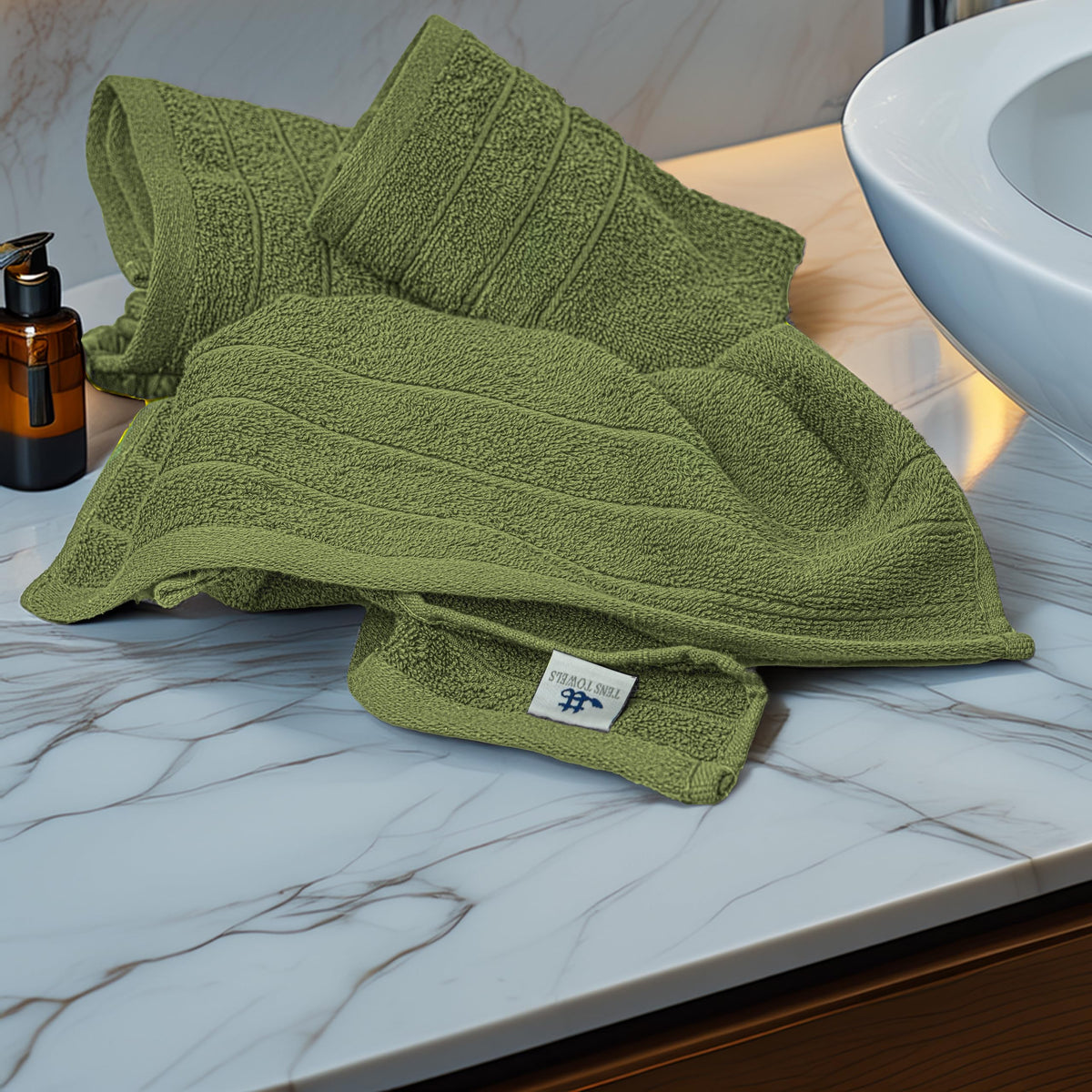 Tens Towels quick dry design for fast bathroom use.