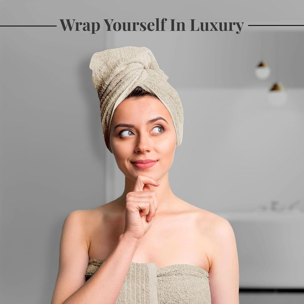 Tens Towels close-up reveals soft cotton weave and plush, absorbent feel.