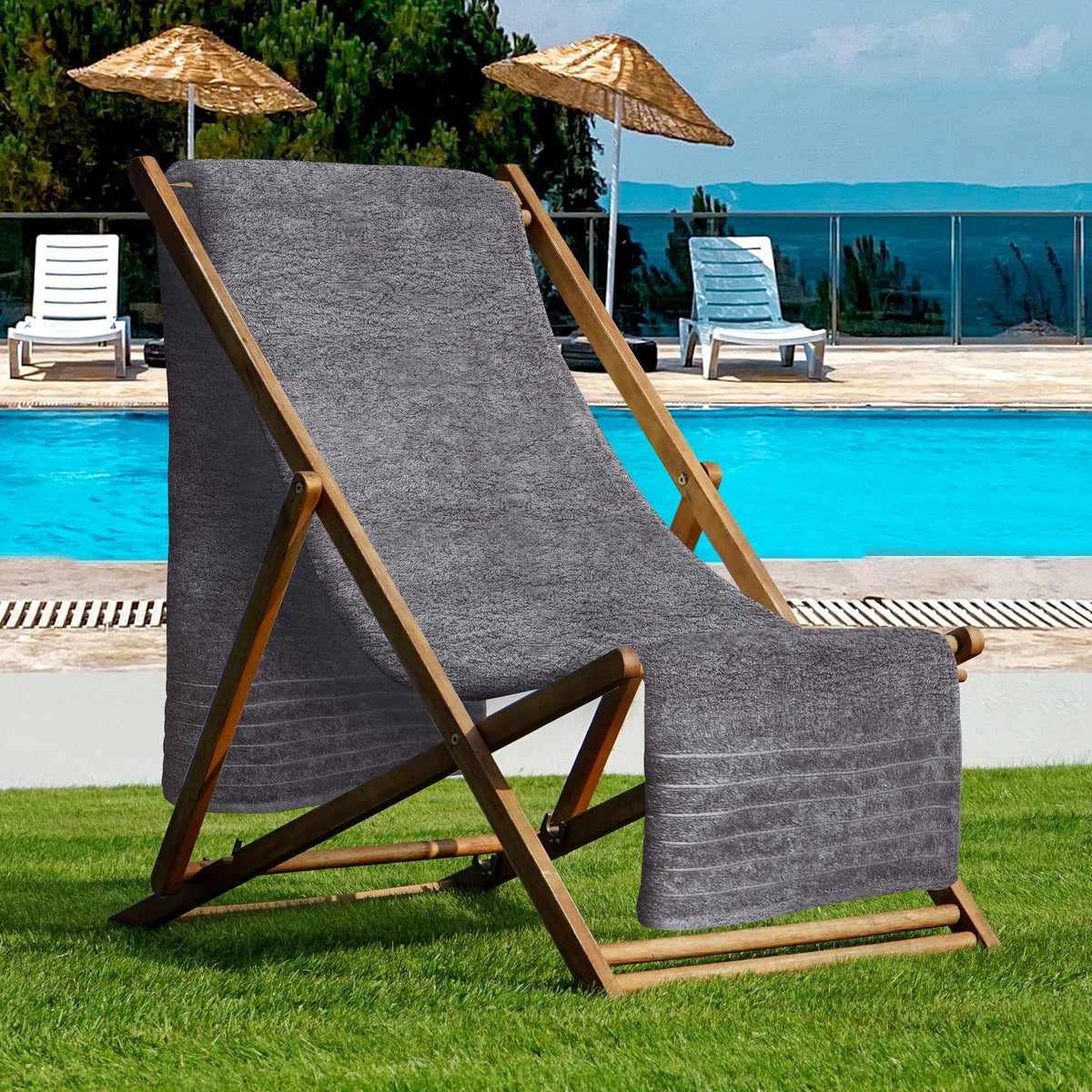 Tens Towels light-weight 40x80 bath sheet demonstrates easy handling and travel-friendly size