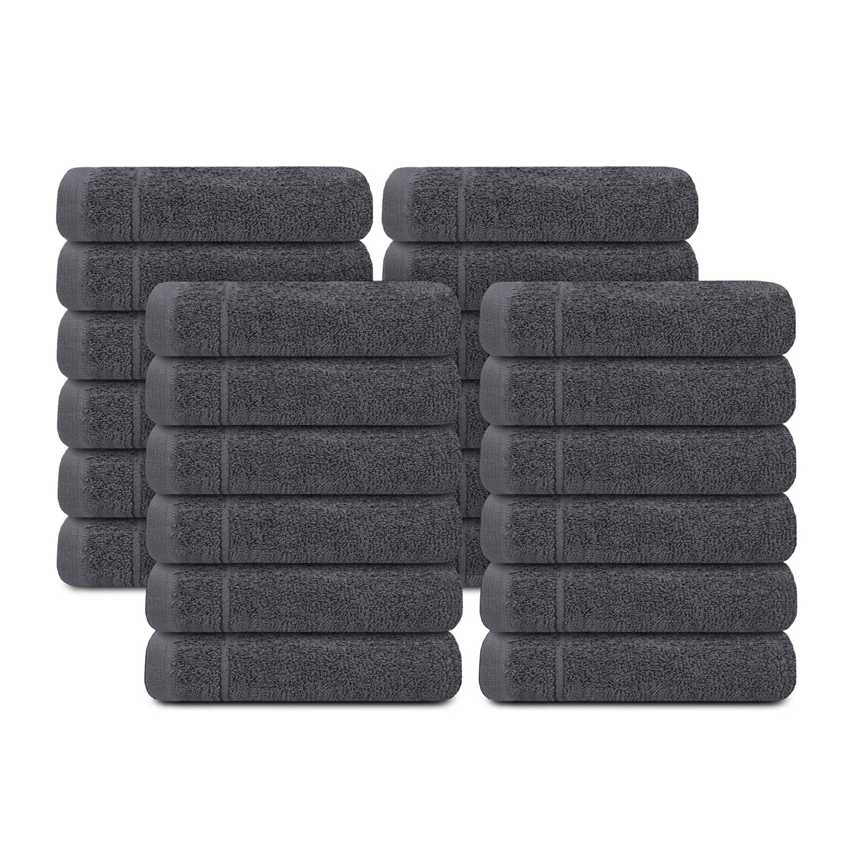 Machine-washable Tens Towels washcloths for easy care and longevity.