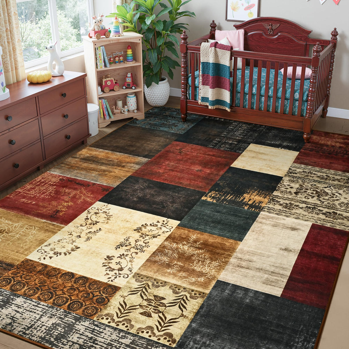 Tepook foldable rug stores compactly when not in use.