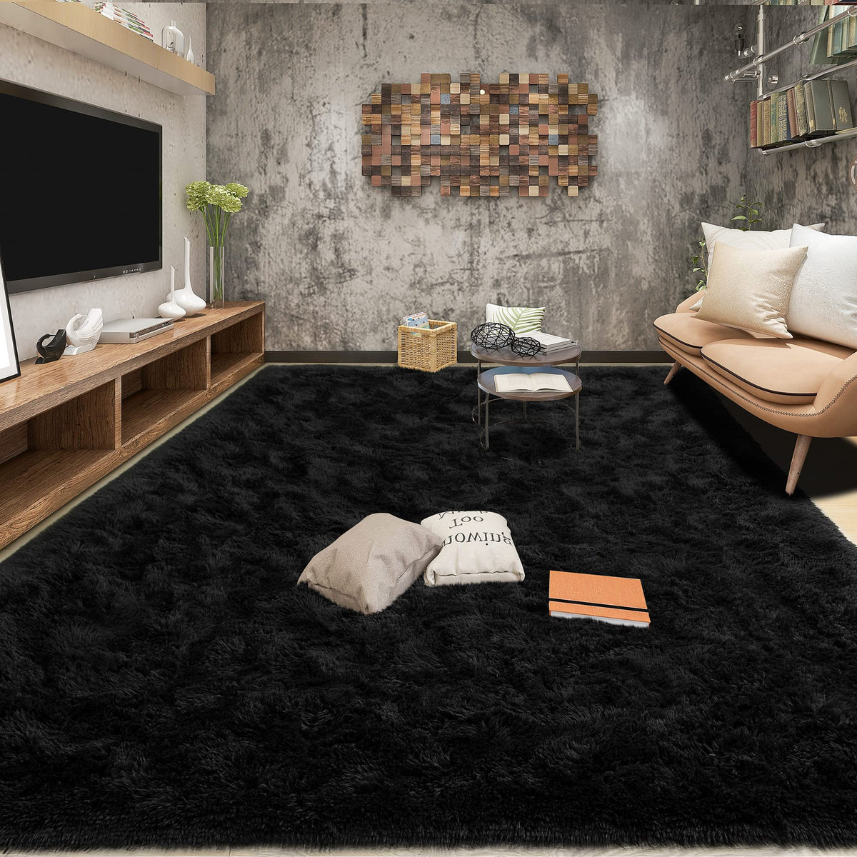 Tepook long pile rug adds warmth and dampens footsteps