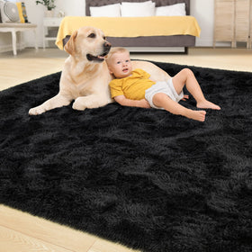 Tepook shaggy rug in a modern living room