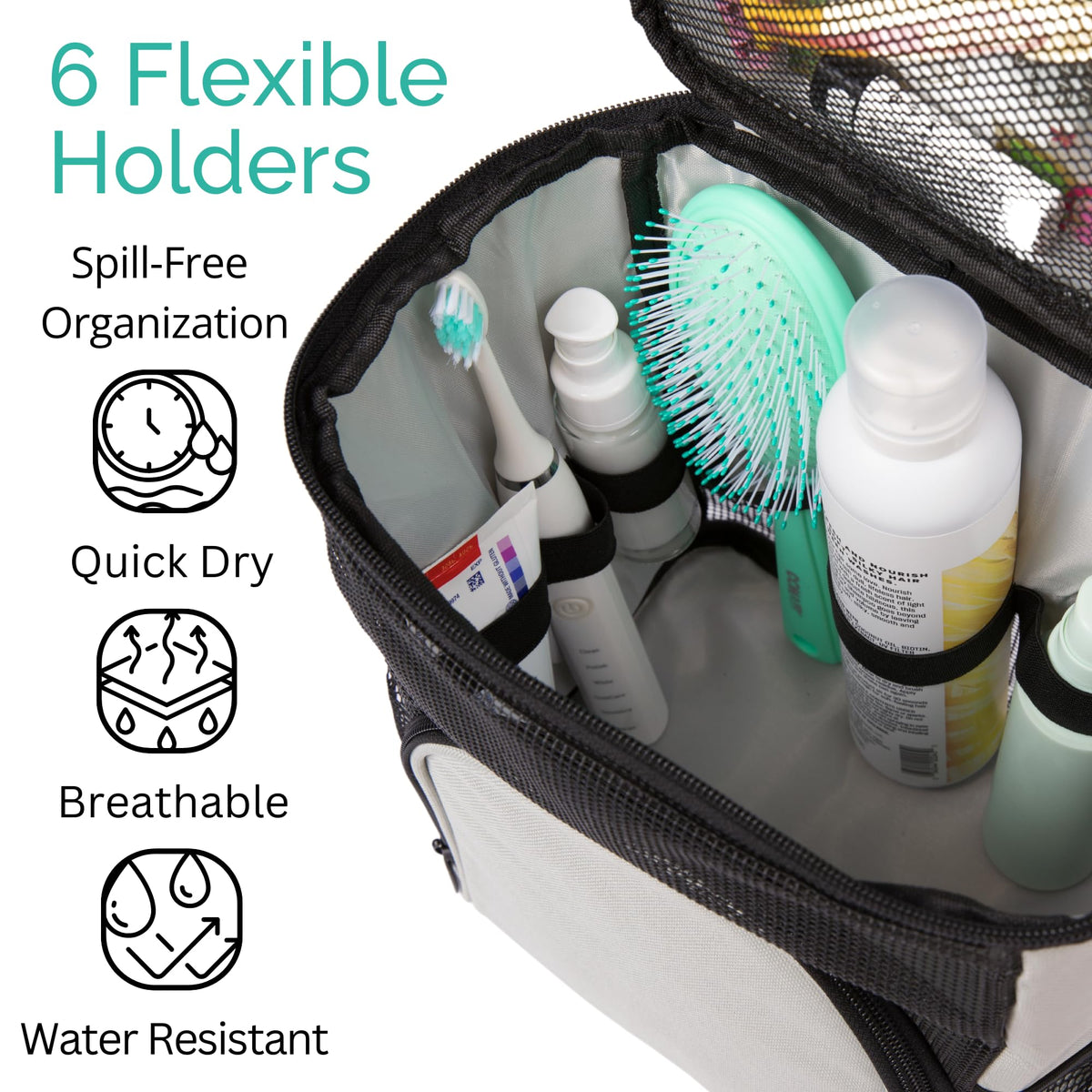 Terra Home foldable dorm caddy is compact for packing on road trips.