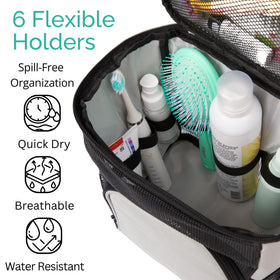 Terra Home foldable dorm caddy is compact for packing on road trips.