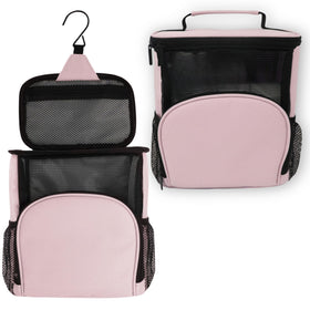 Terra Home Original Shower Caddy hanging in dorm for easy toiletries access