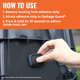 Long-lasting protection up to four months with Terro Garbage Guard pod.