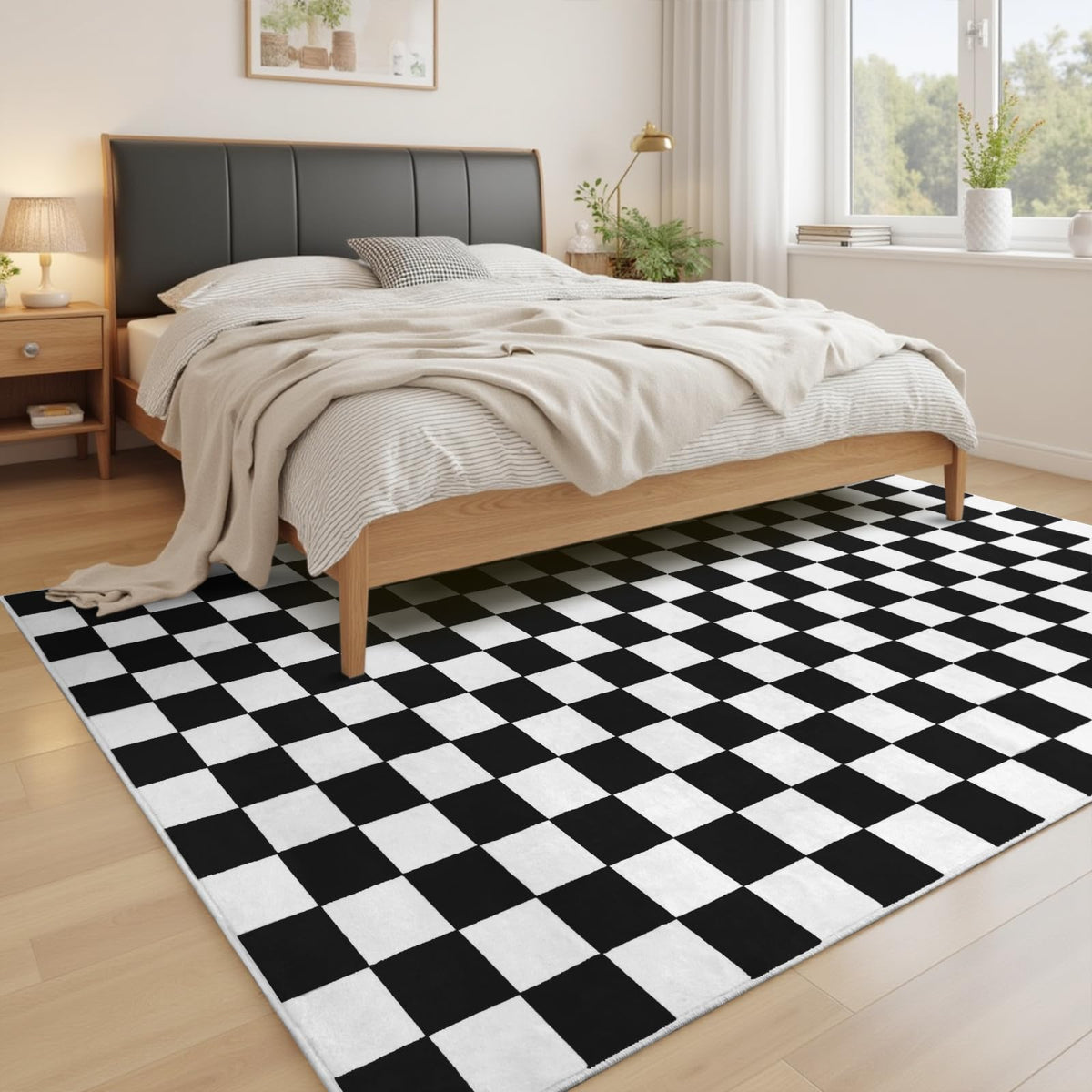 Terrug non-slip backing keeps the rug secure in high-traffic entryways.