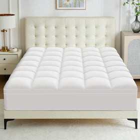 TESIONE Queen Mattress Topper care guidance for easy maintenance.