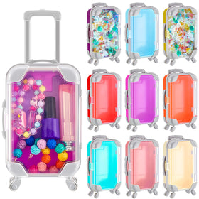 Tessco for you colorful mini suitcase party favors with vibrant colors for celebrations
