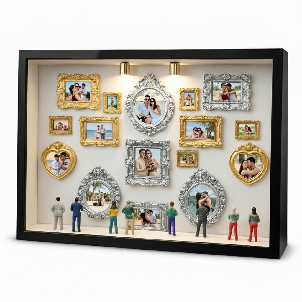 Tetieicsy DIY mini museum opening box showcases the frame set design and inviting unboxing appeal.