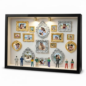 Tetieicsy DIY mini museum opening box showcases the frame set design and inviting unboxing appeal.