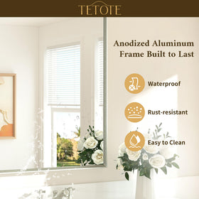 TETOTE mounting design supports vertical, horizontal, or lean-against-wall setups