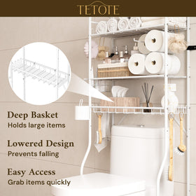 TETOTE front paper holder keeps toilet rolls within reach