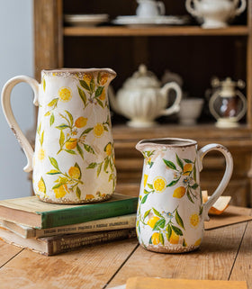 Teweiqi lemon vase ice glaze finish adds rustic charm