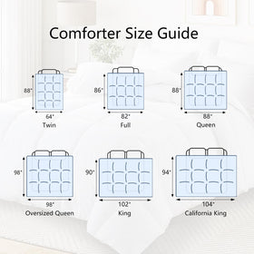TEXARTIST Premium 2100 Queen Comforter adds hotel-style finish to the bedroom