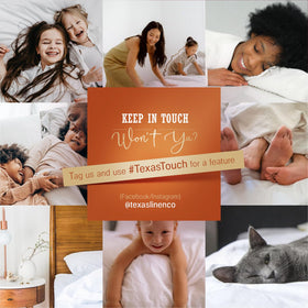 TEXAS LINEN CO gift-ready packaging makes a thoughtful luxury housewarming present.