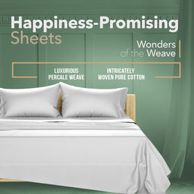 TEXAS LINEN CO. light grey queen sheets on bed with hotel-quality look