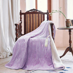 Texciting heated blanket controls with 5 heat settings for personalized comfort.