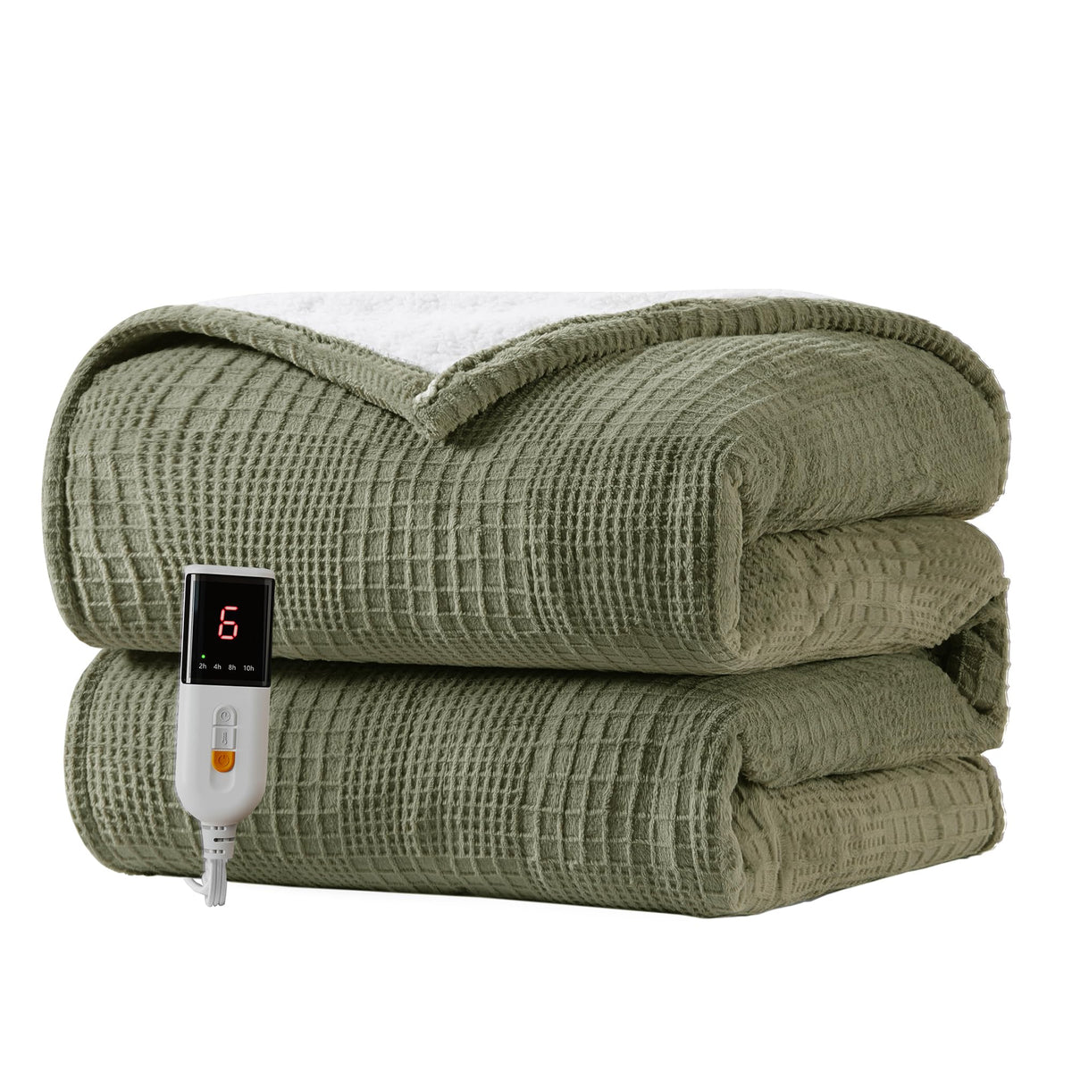 Texciting heated blanket throw with soft-material for cozy warmth and comfort