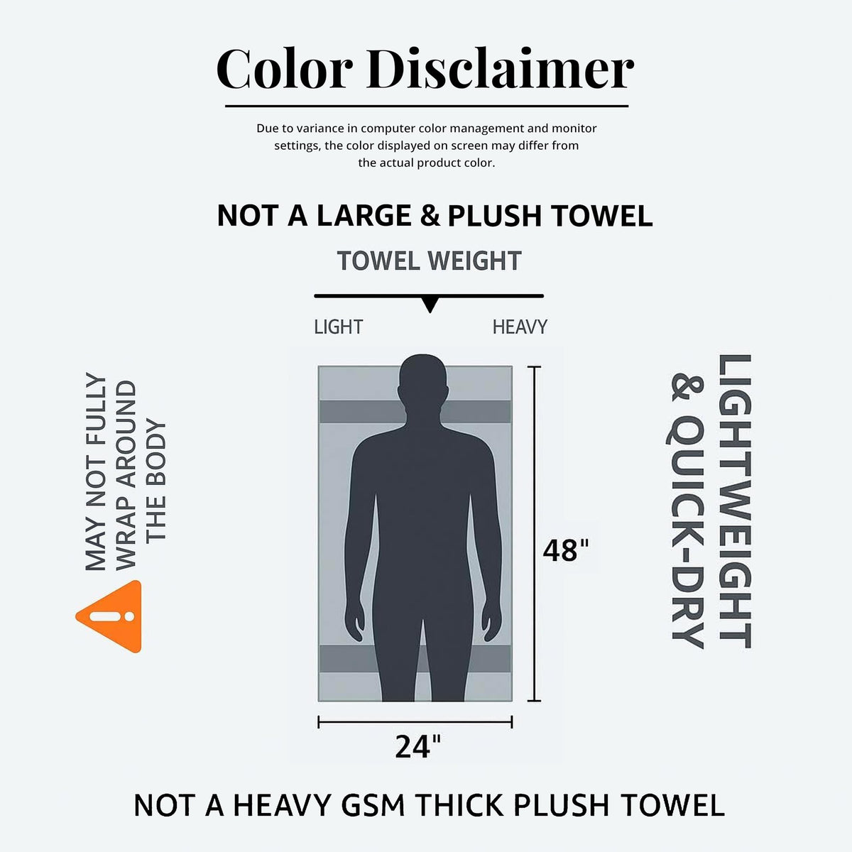 TEXCRAFT bath towel 6-pack folded stack highlights durable double-stitched hems for longevity.