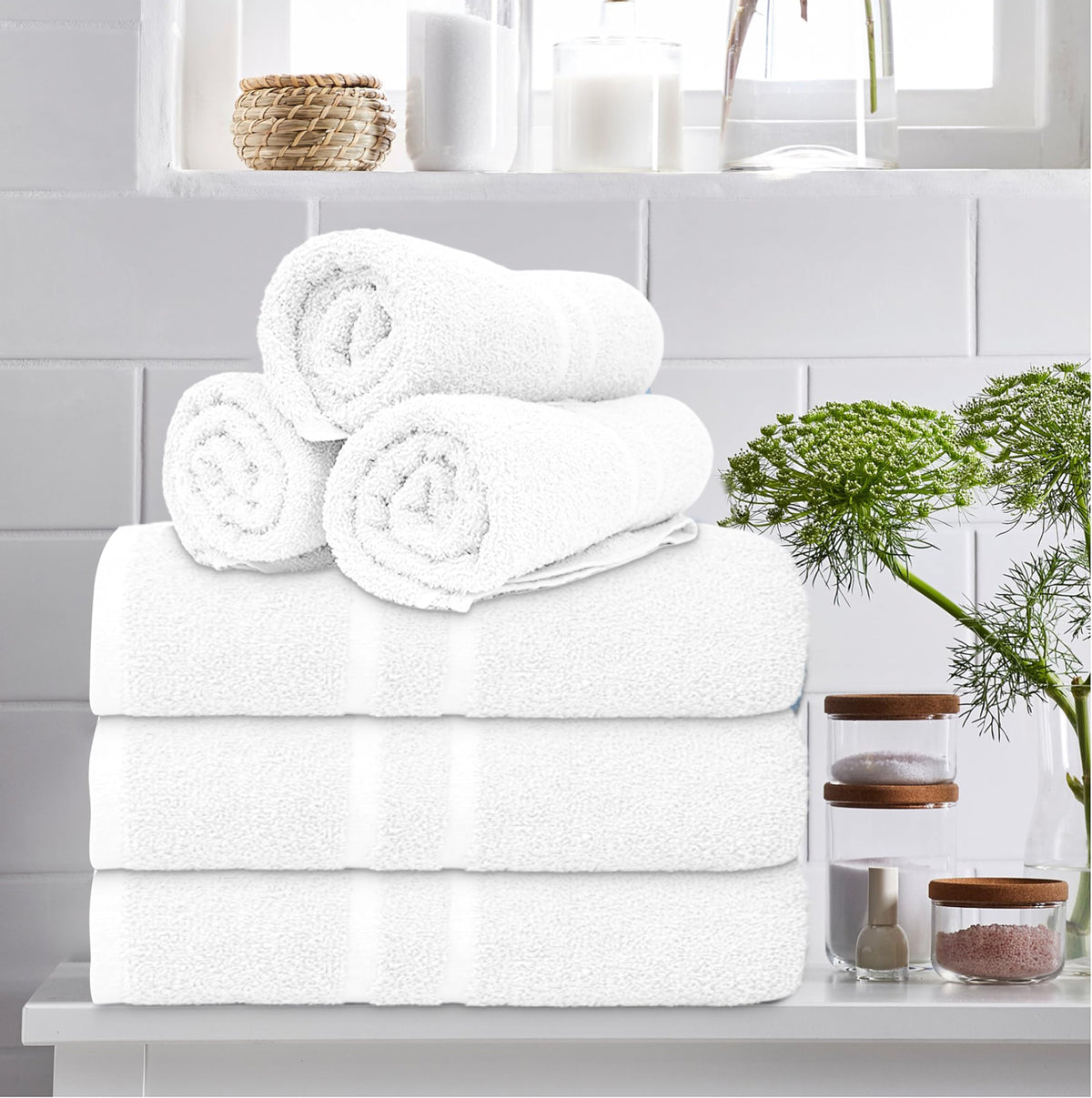 Textila Basic Medium Bath Towel 24x48 clinic supplies, soft and hygienic.