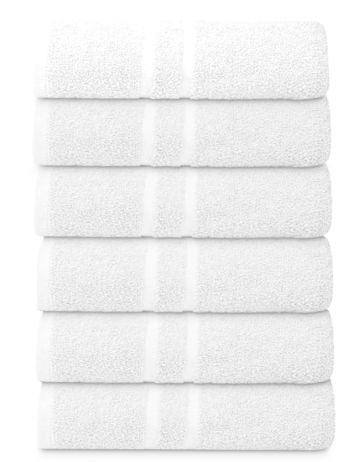 Textila Basic Medium Bath Towel 24x48 closeup weave, durable cotton texture.